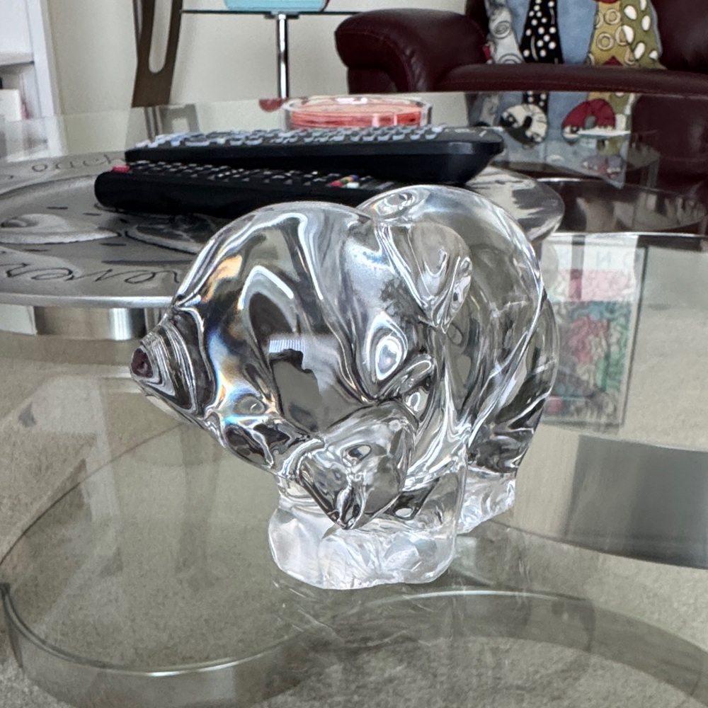 Crystal Bear Sculpture